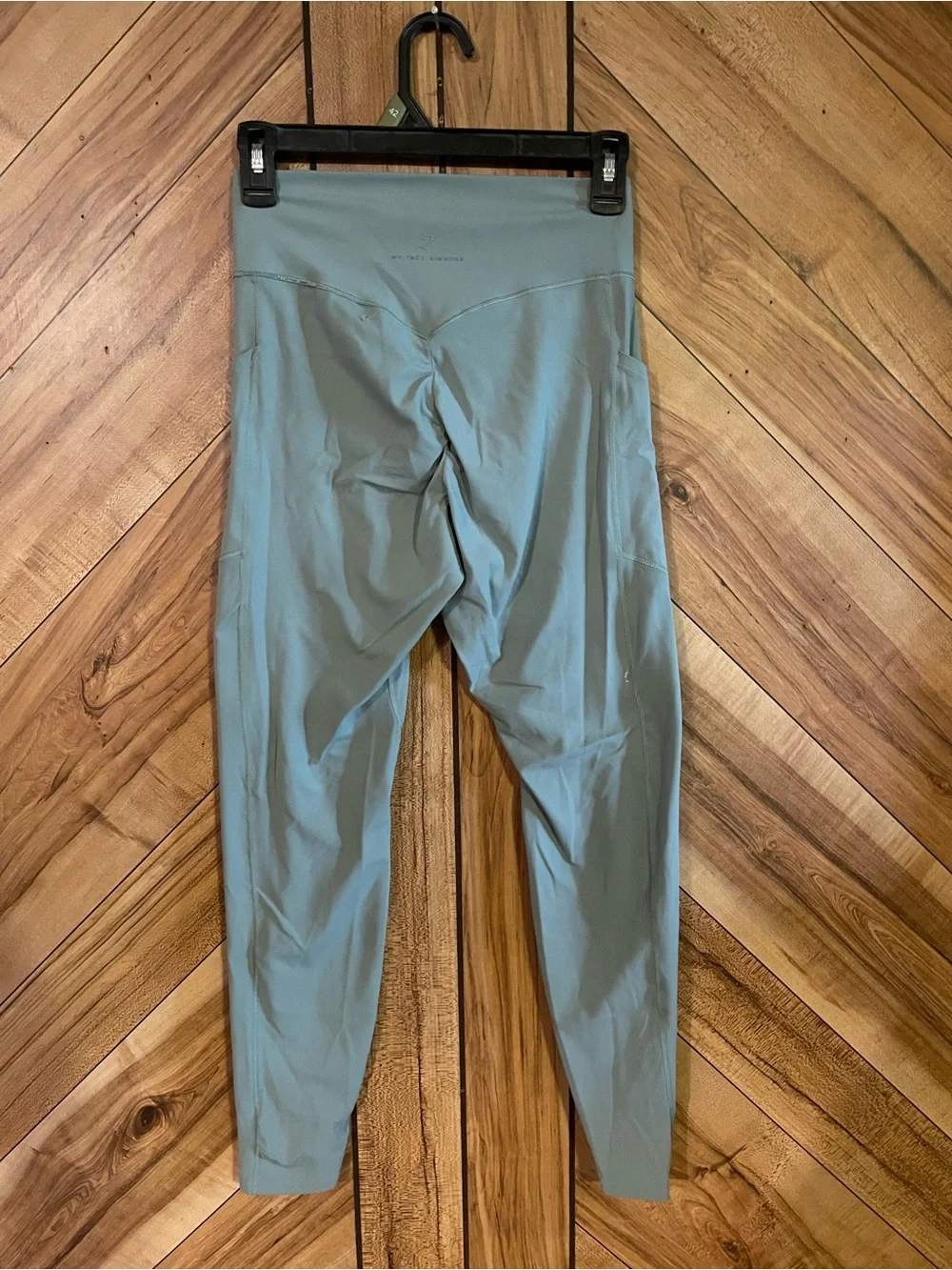 Gymshark Whitney Simmons High Waisted Leggings Green Full Length Workout Tight